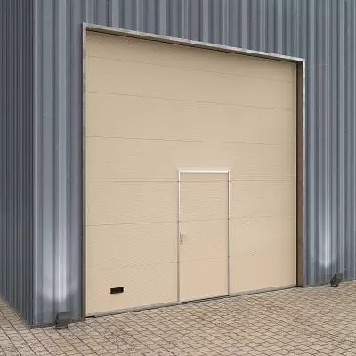 Ворота для производств и складов серии ProTrend Промышленные ворота цвет слоновая кость